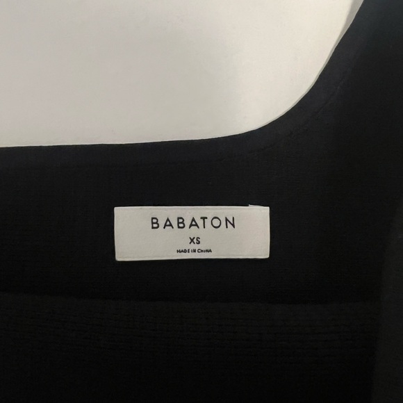 Babaton sculpt knit one shoulder top in black, size xs (aritzia) - Picture 3 of 3